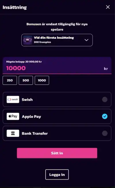 Epic Casino turneringar på mobil