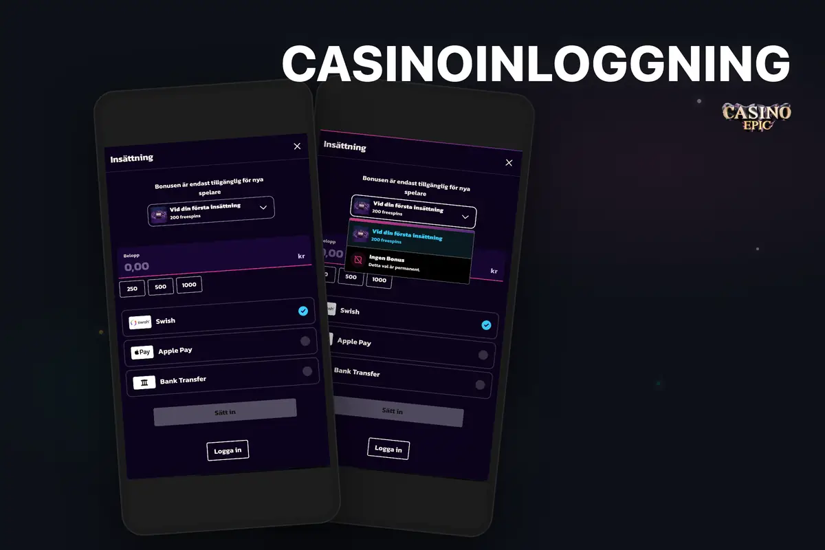 Epic Casino Login — promo