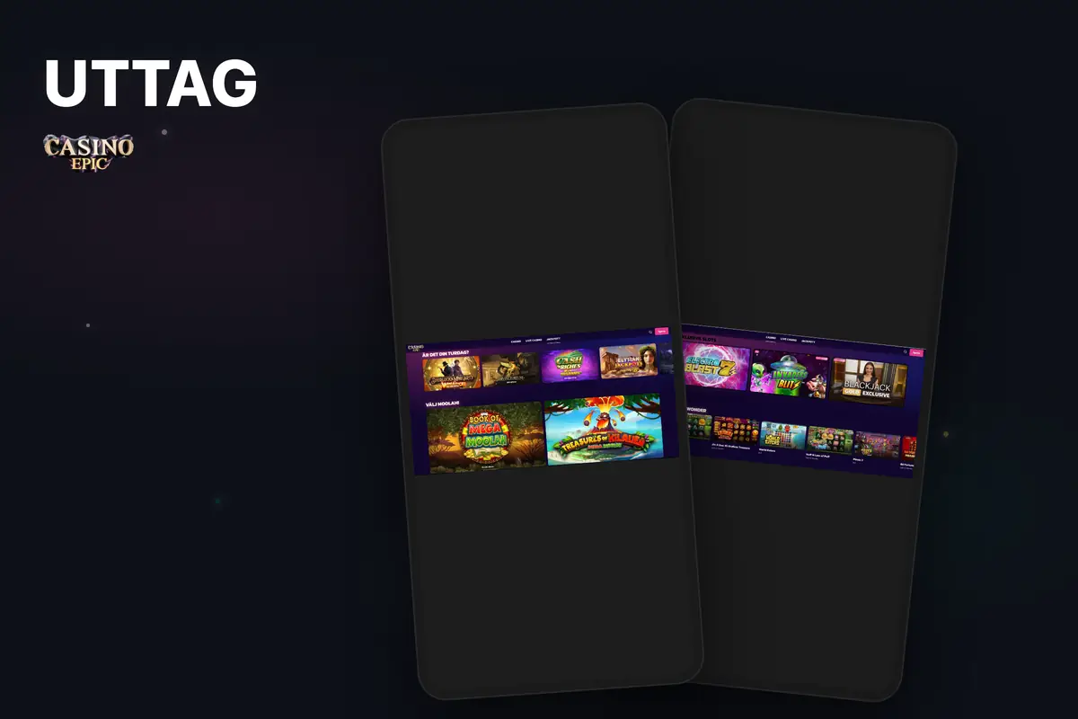 Så tar du ut — Epic Casino